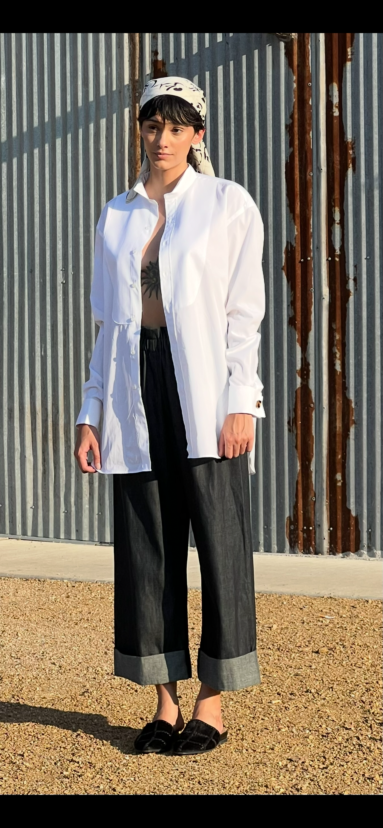 FRENCH Tuxedo shirt