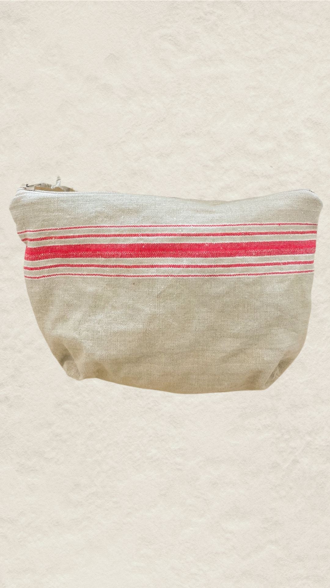 French Fabric Zipper Pouch