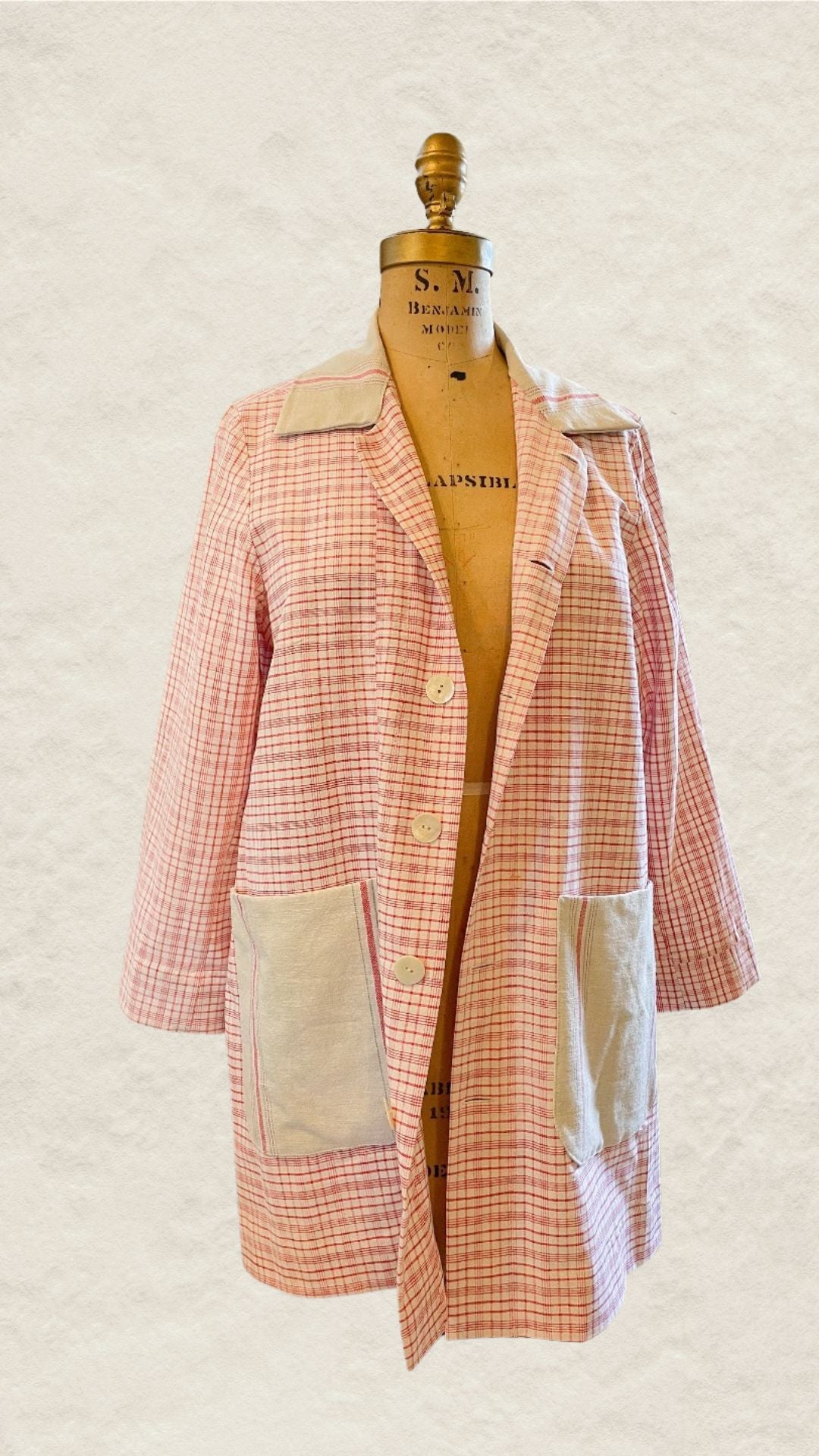 Short French Linen Coat