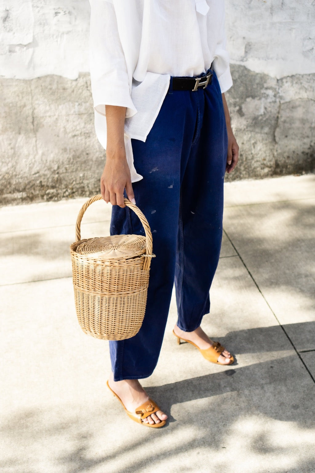 Birkin Basket Purse with Lid