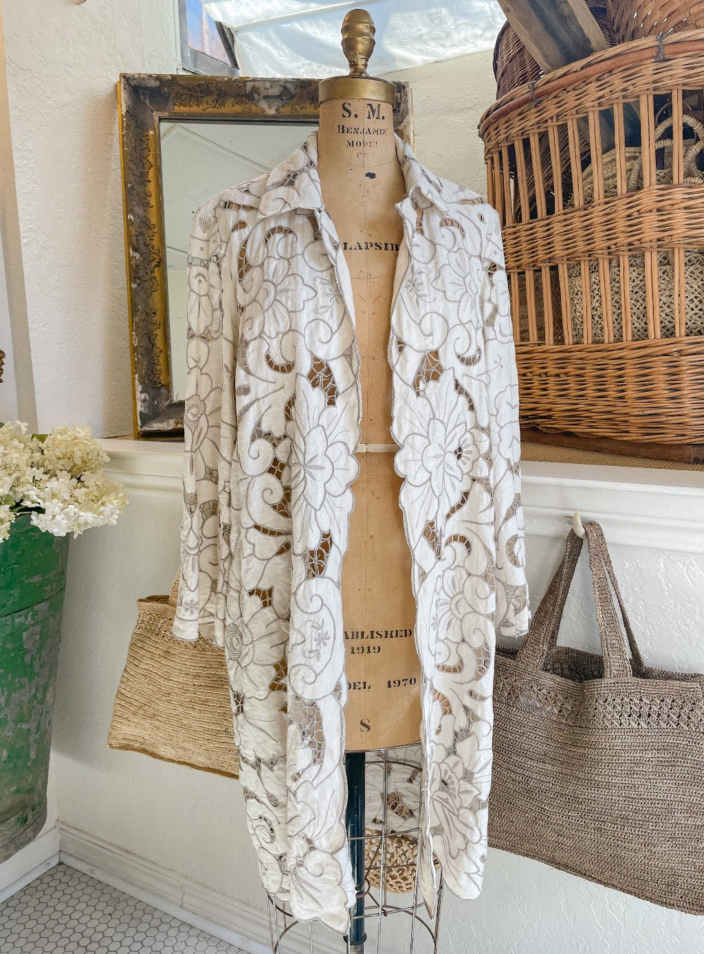 Long French Linen Coat