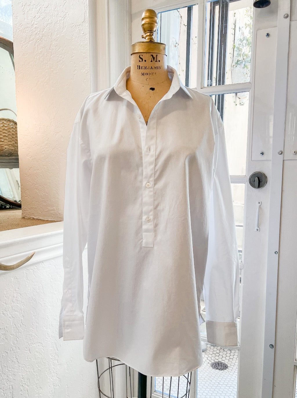 French Linen Popover Tunic