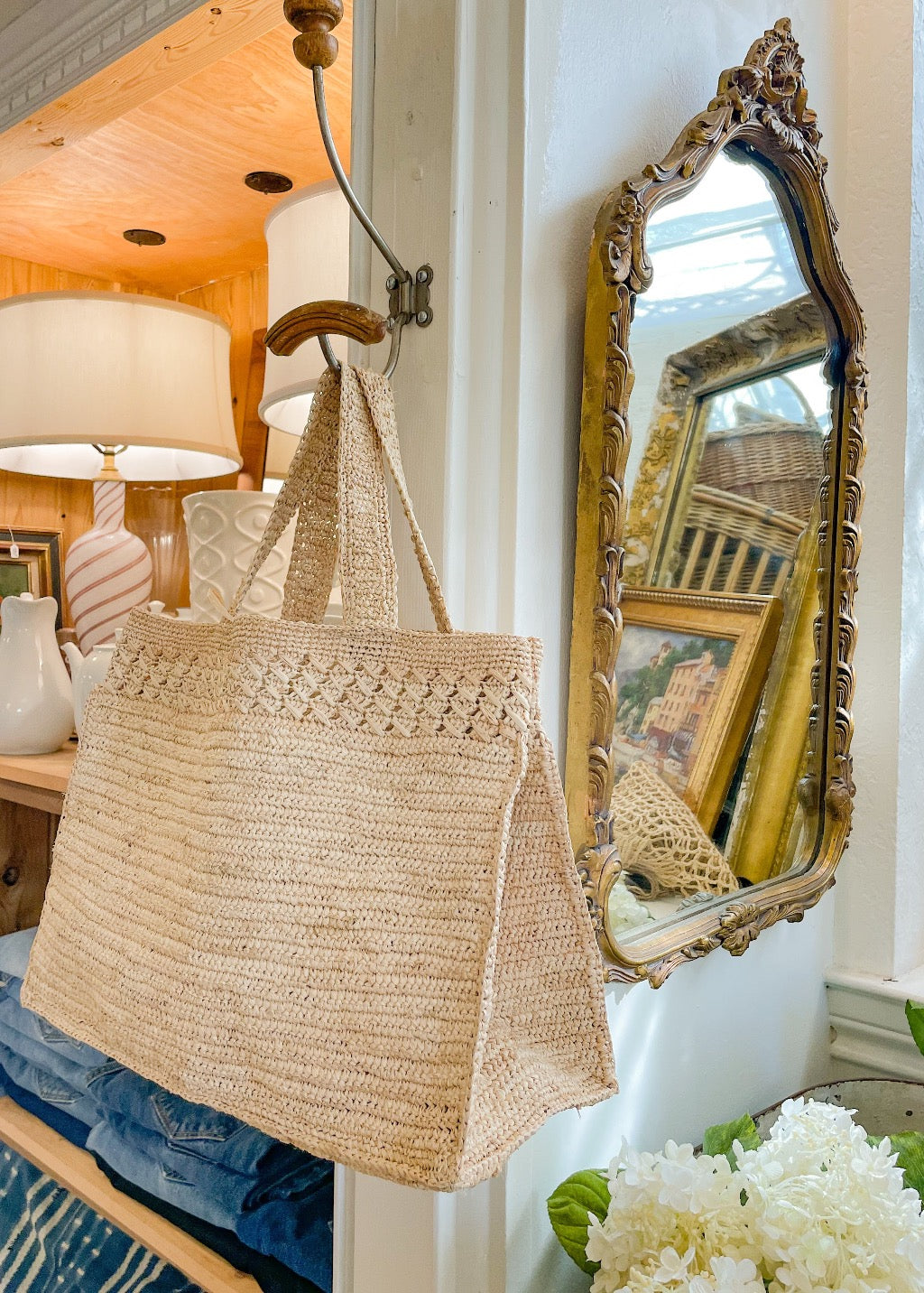 Made in Mada Straw Tote Bag