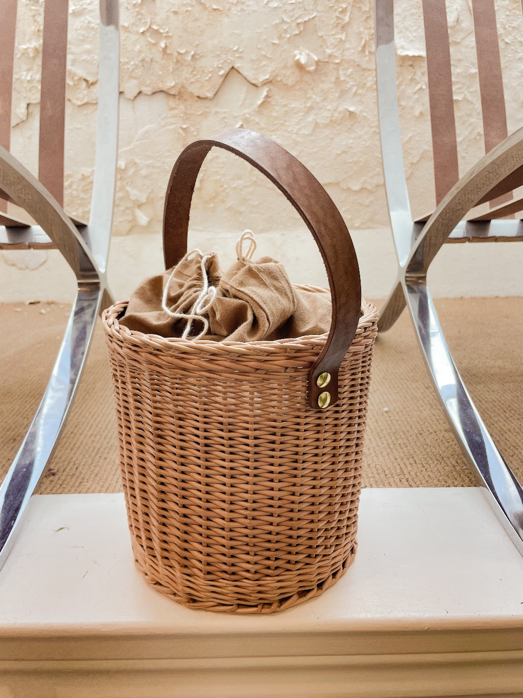 Birkin Basket Purse with Pouch