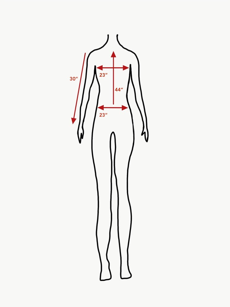 Shirt Dress - Size Chart