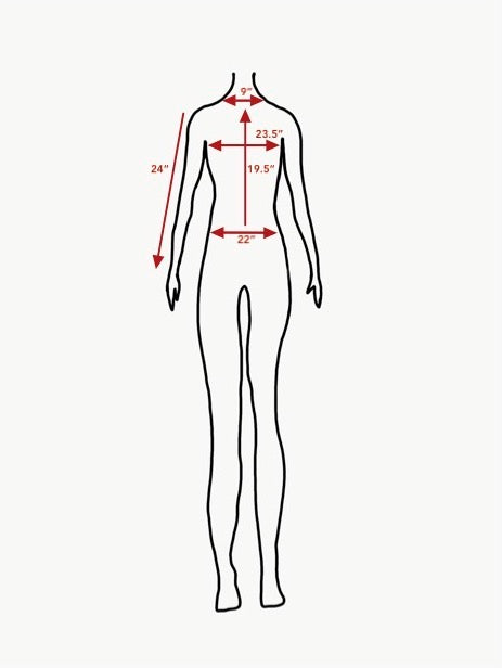 Hand Knit Sweater - Size Chart