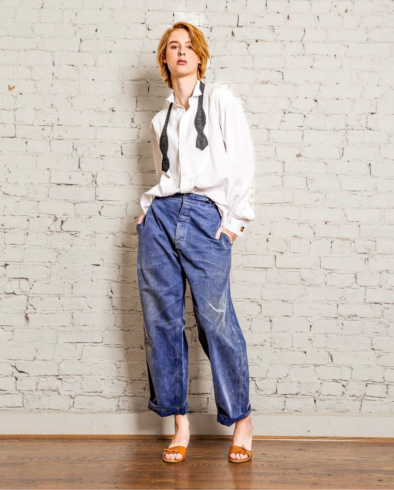 Vintage French Workwear Pants