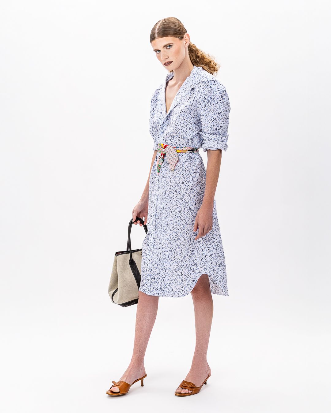 Egyptian Cotton Shirt Dress